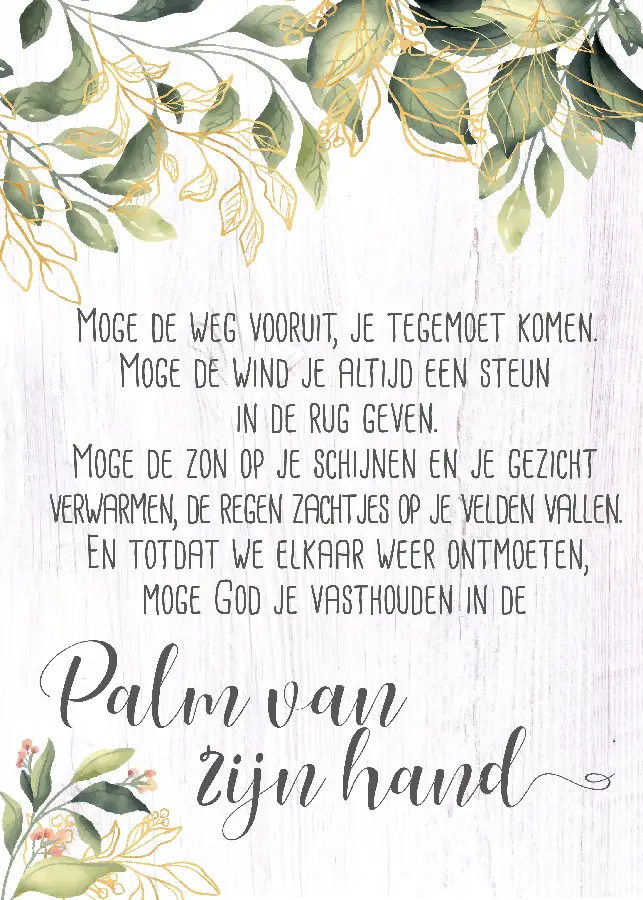 Palm van zijn hand