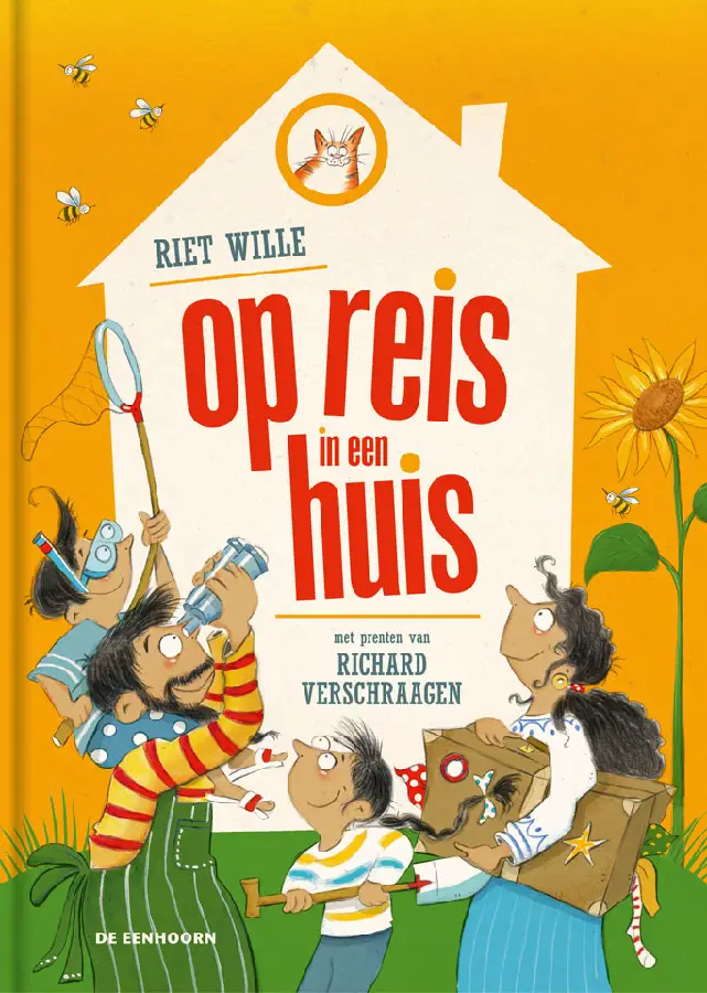 op reis in een huis