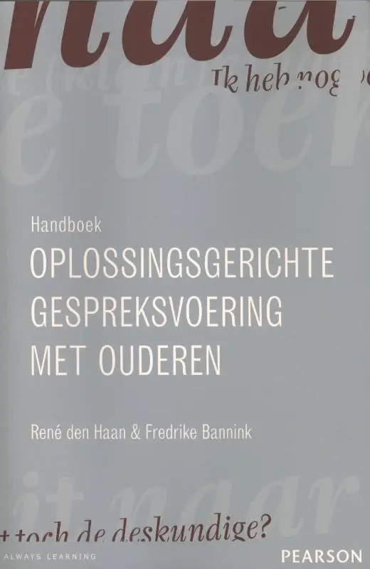 Handboek oplossingsgerichte gespreksvoering met ouderen
