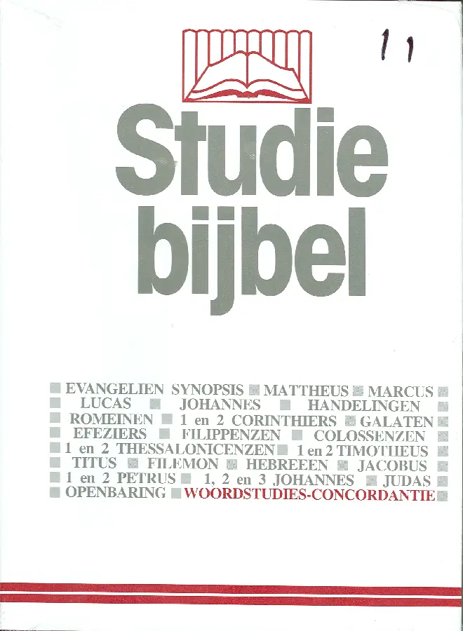 Studiebijbel NT 11 woordstudies 1