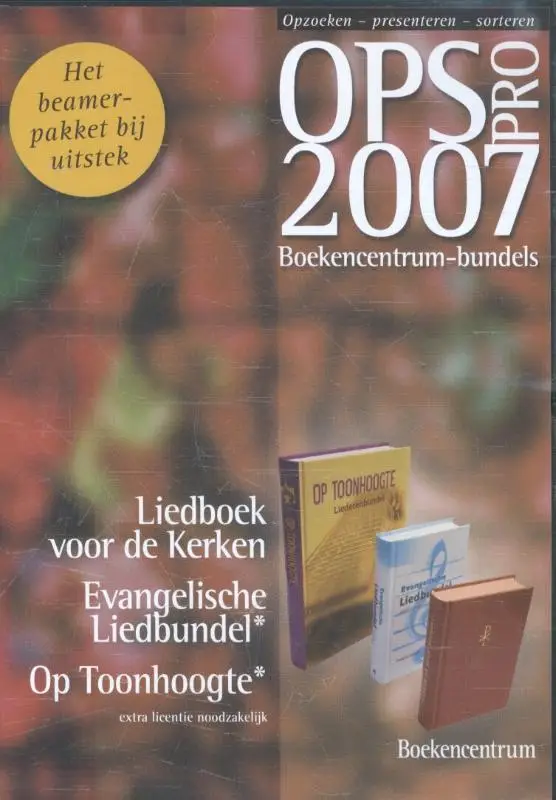 Cd-rom beamerpakket liedboek evang liedb