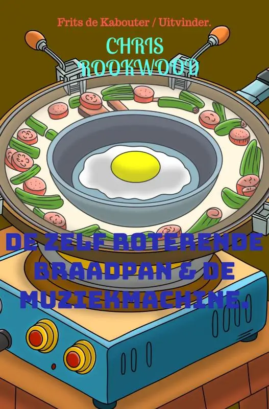 De zelf roterende braadpan en de muziekmachine.