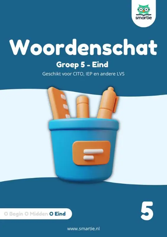 Woordenschat / groep 5 - eind