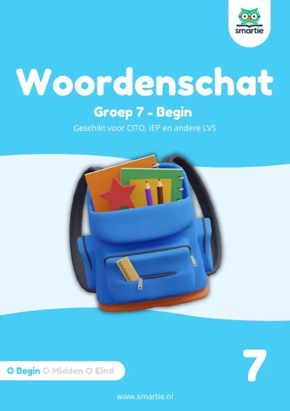 Woordenschat / groep 7 - begin