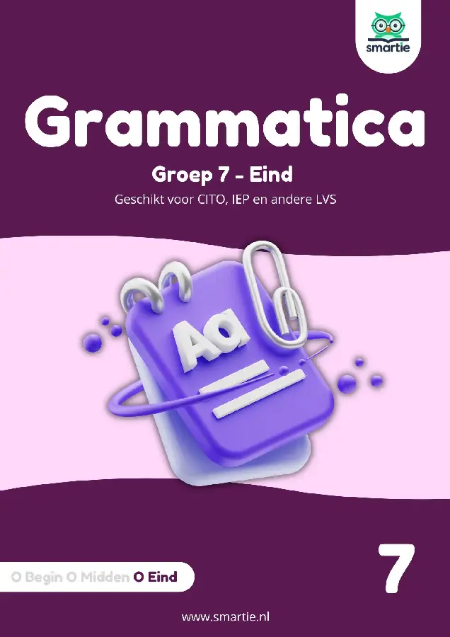Grammatica / groep 7 - eind