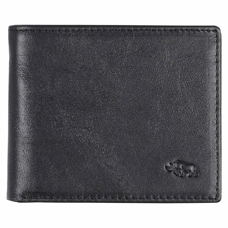 Men''s Black Bifold Rhino Armor Wallet