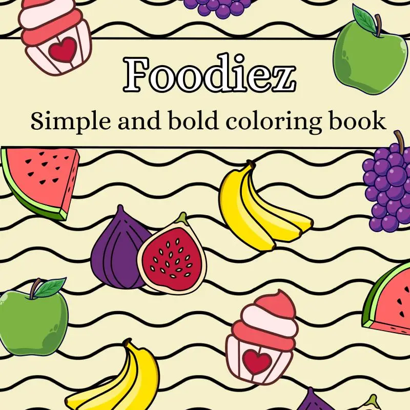 Foodiez coloring book