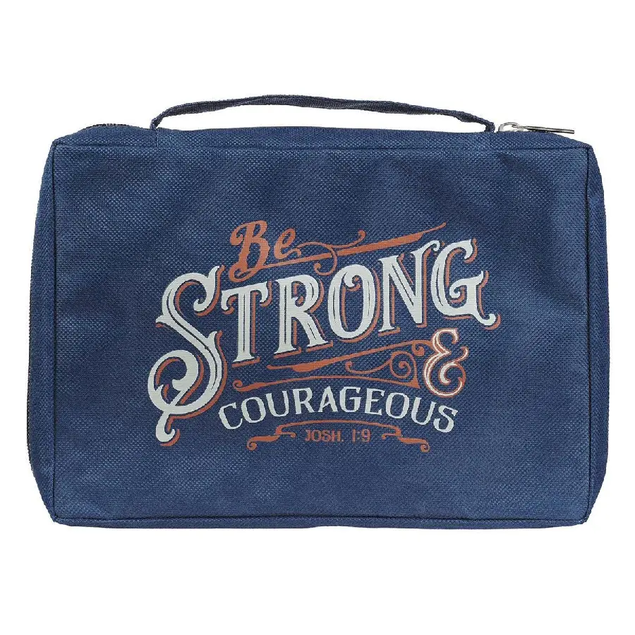 Be Strong & Courageous Navy Joshua 1:9