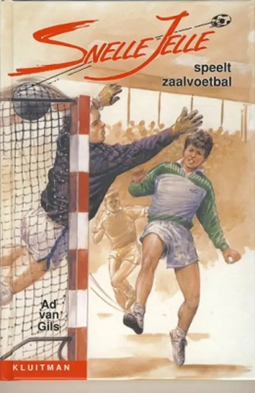 Snelle jelle speelt zaalvoetbal