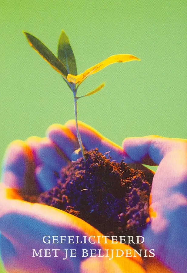 Wk belijd zt plant in hand