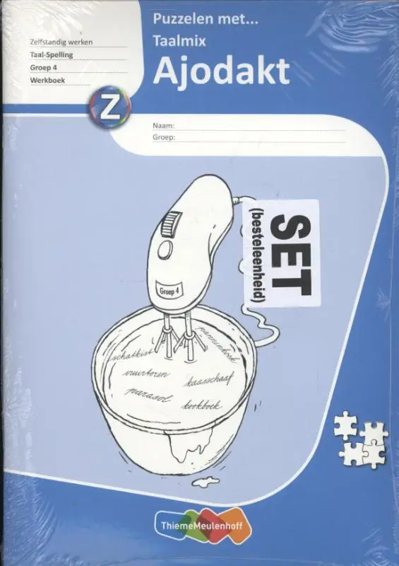gr. 4 / Ajodakt puzzelen met taalmix (5ex) / Werkboek