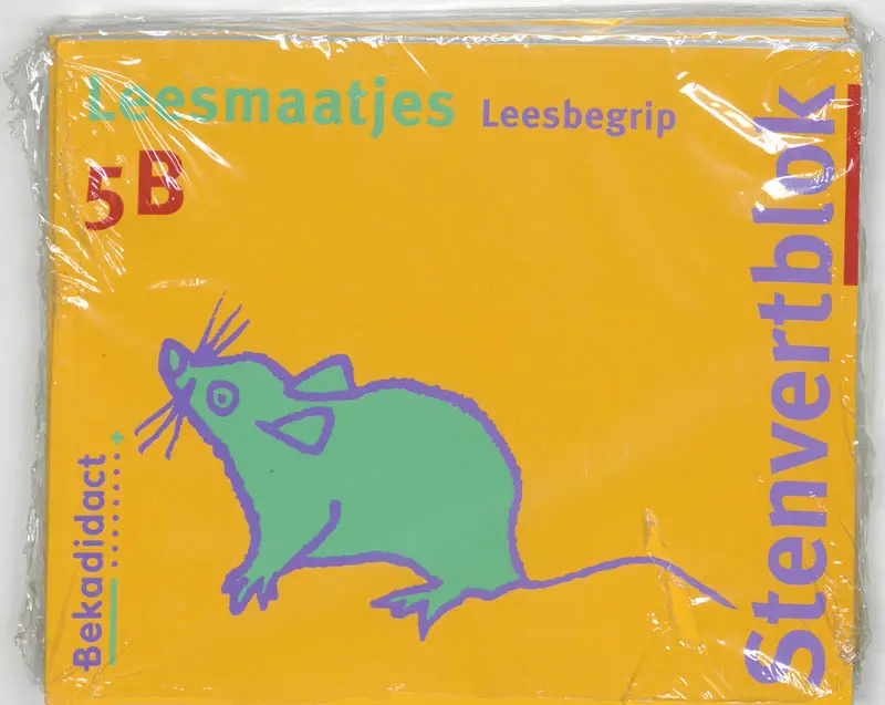 5B Groep 5 Begrijpend lezen / Stenvert Leesmaatjes 5 ex / Werkboek