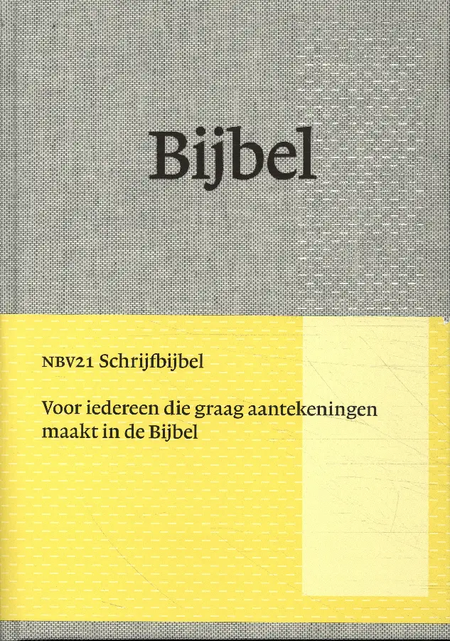 Bijbel NBV21 schrijfbijbel