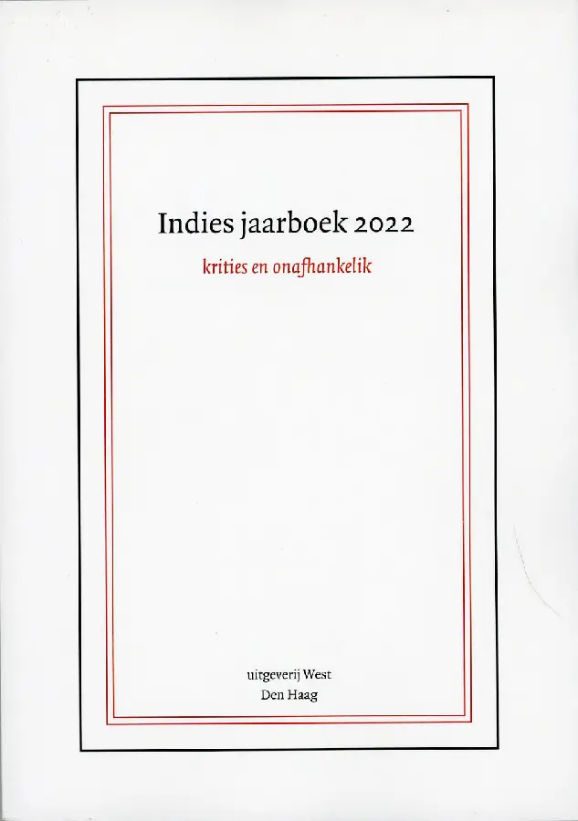 Indies jaarboek / 2022