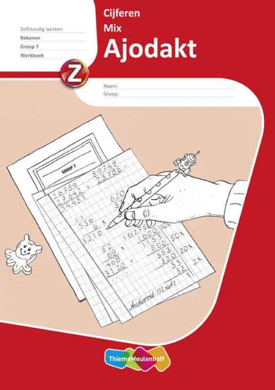 Groep 7 / Ajodakt Rekenen Cijferen Mix 5 ex / Werkboek