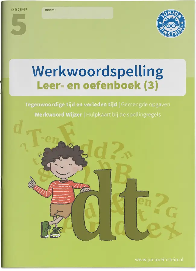 Deel 3 Spellingsoefeningen gemengd groep 5 / Werkwoordspelling / Leer- en Oefenboek