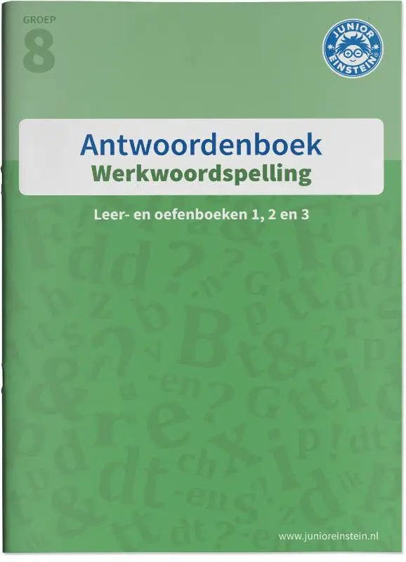 Werkwoordspelling leer- en oefenboek / Spellingsoefeningen tegenwoordige tijd groep 8