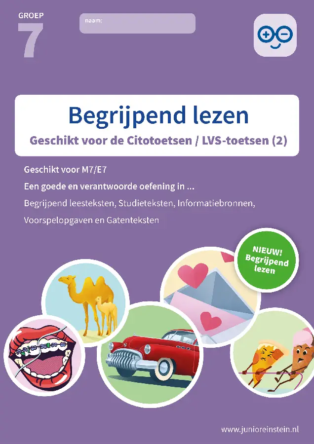 Deel 2 - Groep 7 / Begrijpend lezen / Oefenboek