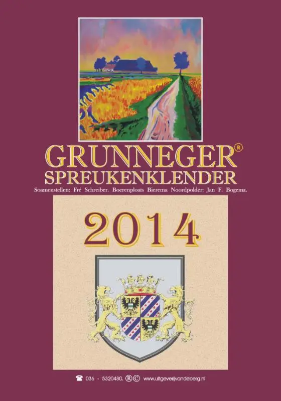 Grunneger spreukenklender / 2014
