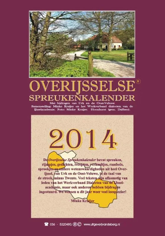 Overijsselse spreukenkalender / 2014