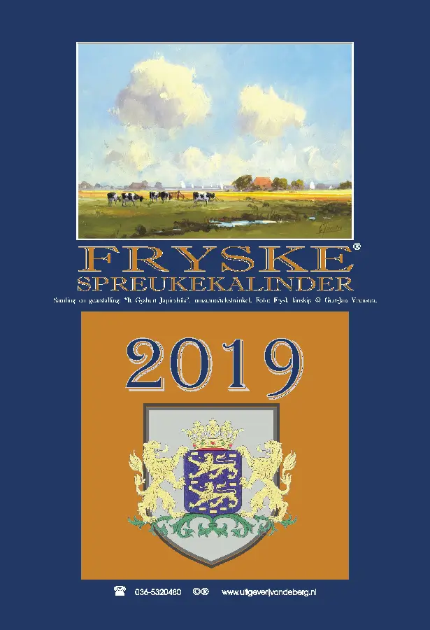 Fryske spreukekalinder 2019