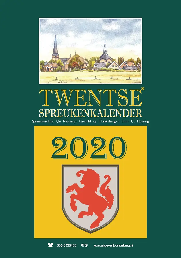 Twentse spreukenkalender 2020