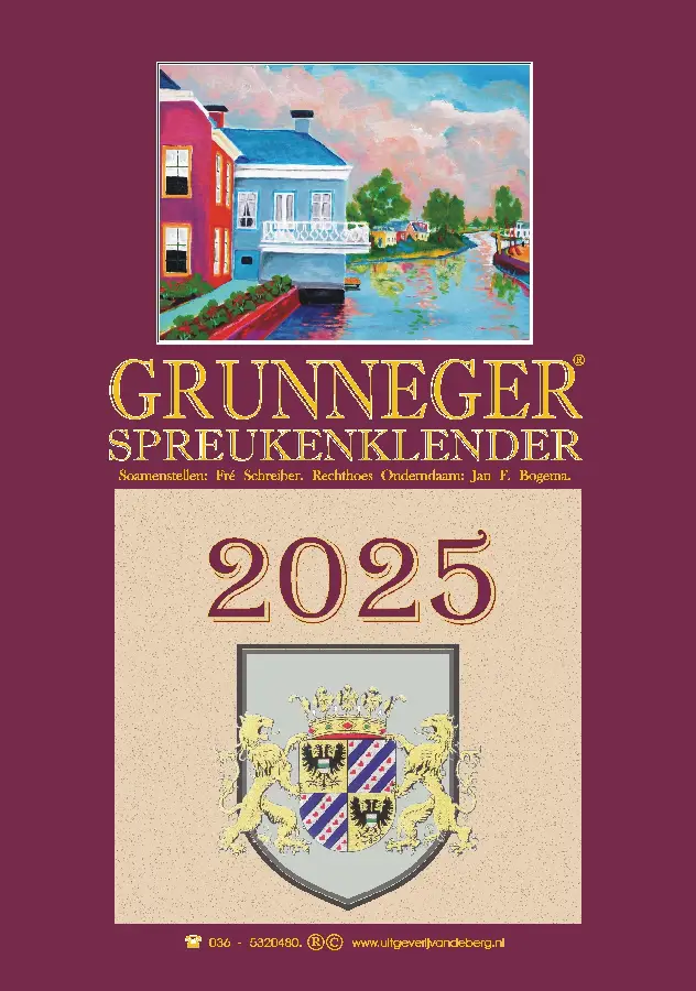 Grunneger spreukenklender 2025