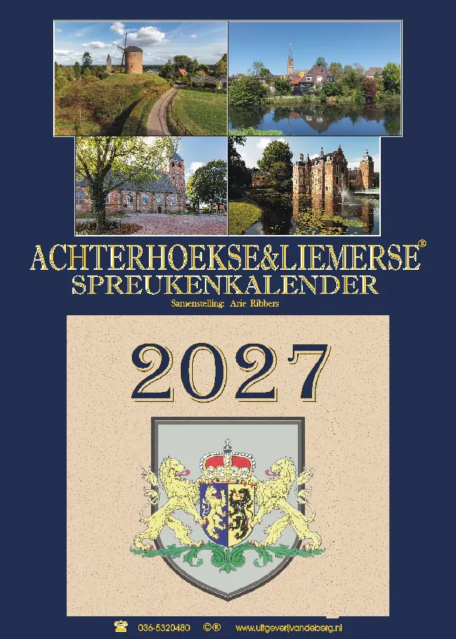 Achterhoekse & Liemerse spreukenkalender 2027