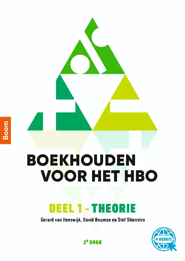 Boekhouden voor het hbo deel 1. Theorieboek