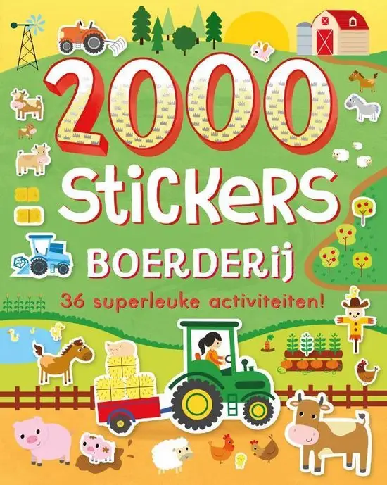 2000 stickers Boerderij