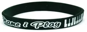 Armband in Jesus name I play silicone