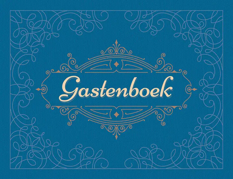 Gastenboek (blauw)