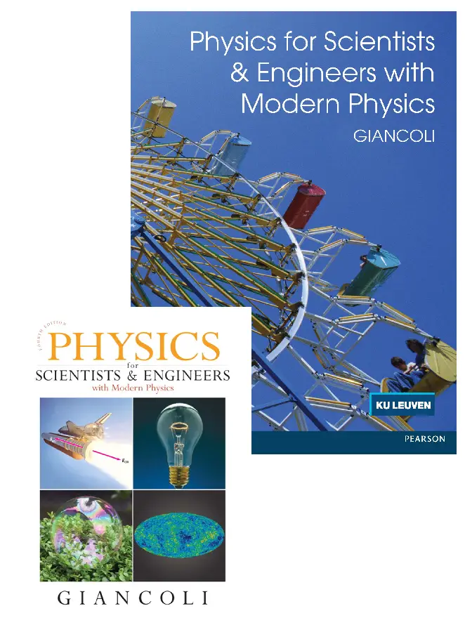 Giancoli Physics KU Leuven 2020 pack, custom edition