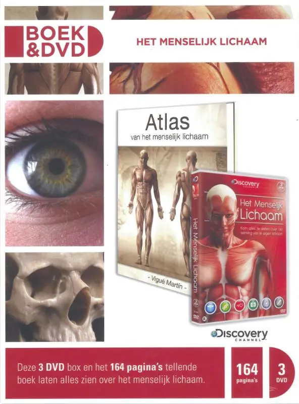 Atlas van het menselijk lichaam + dvd