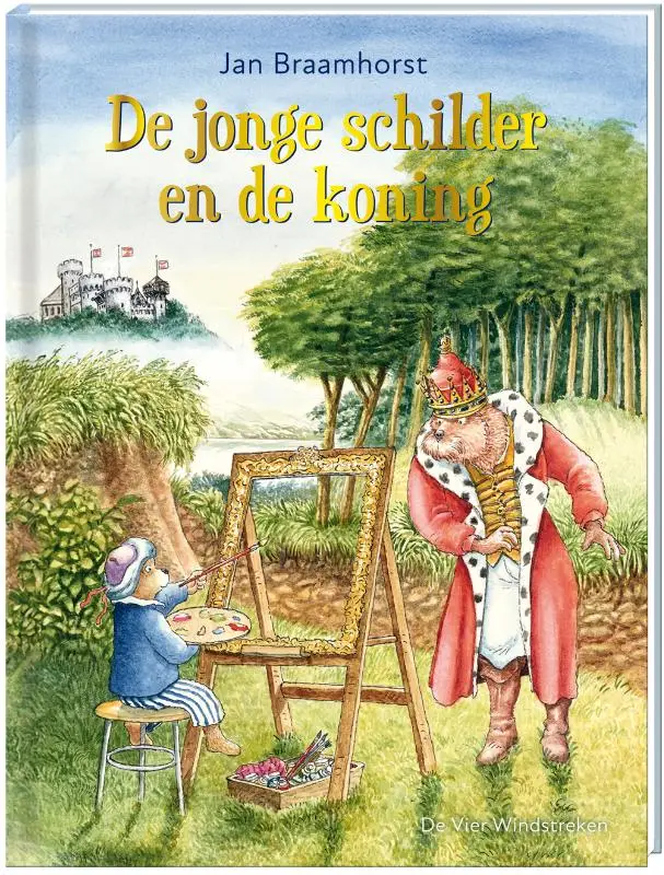 Jonge schilder en de koning